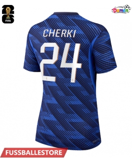 Günstige Frankreich Rayan Cherki #24 Heimtrikot Damen WM 2026 Kurzarm